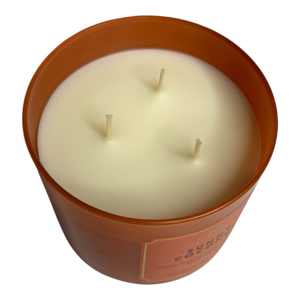 White Barn Bath & Body Works Sunny Coconut 3 Wick Scented Candle 14.5 oz lid - Picture 2 of 8